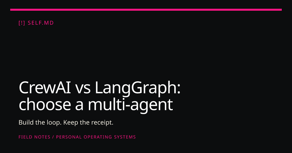 CrewAI vs LangGraph: choose a multi-agent framework by workflow shape ...