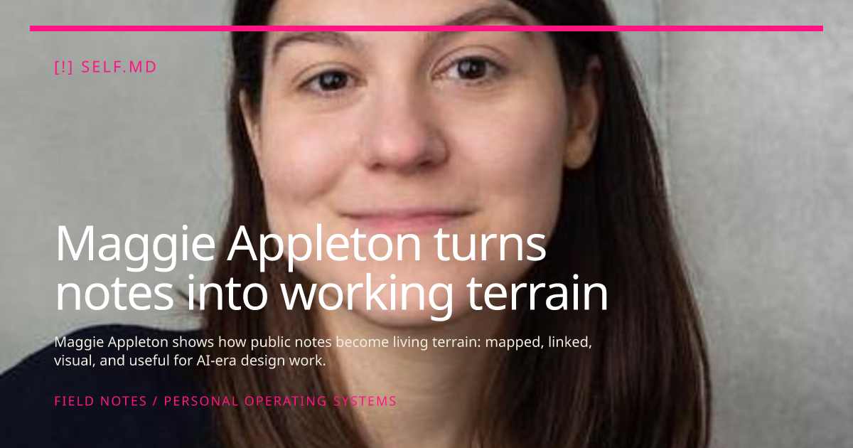 Api Appleton Maggie Appleton: Digital Gardens, Evergreen Notes, and AI Design | self.md