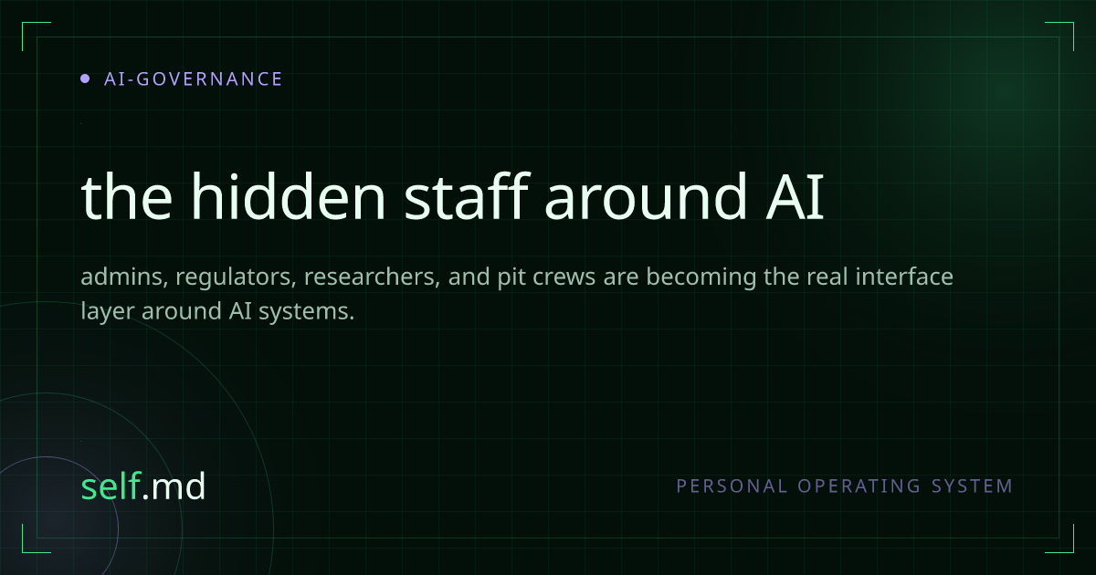 the hidden staff around AI